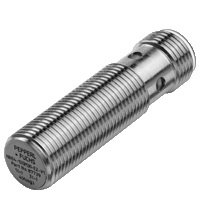 Pepperl&plus;Fuchs Inductive Proximity Metal Barrel Sensor; 12mm; Embeddable; 10-30VDC; NO; PNP; Connector - M12